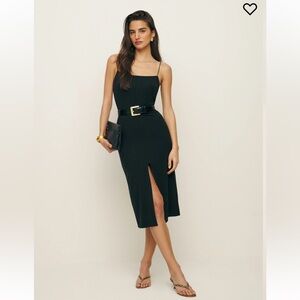 Reformation Pavia Knit Dress Black - Size XS NWOT